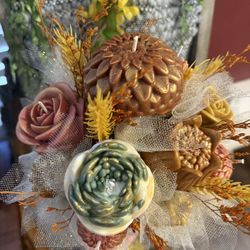 Thanks Giving Candle Arrangements 