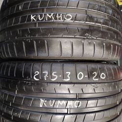 275/30/20 Kumho used