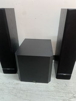 PARADIGM PS Series PS-1000 V.3 Powered Subwoofer Perfect! Plus 2paradigm phantom speakers loudest
