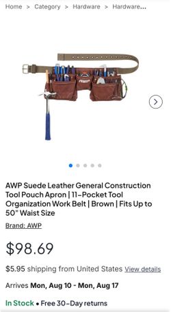 AWP Suede utility belt