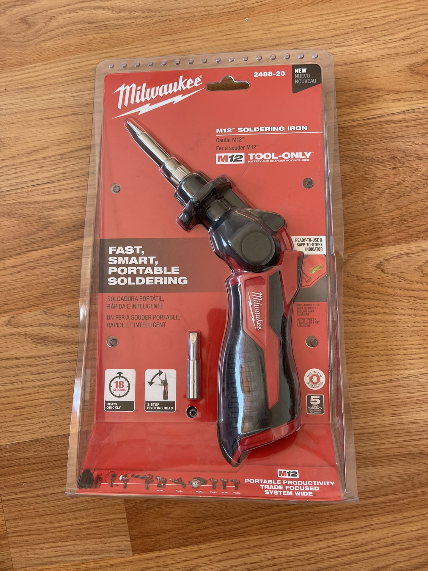 Milwaukee Solder Iron Read Profile