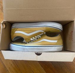 Yellow Lace Up Vans