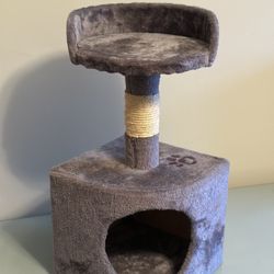 Cat House And Scratcher 