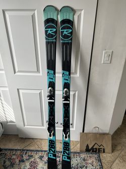 ROSSIGNAL PURSUIT 200 CARBON 170cm SKIS with LOOK BINDINGS TRAVEL BAG