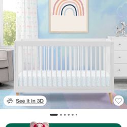 Delta Convertible Crib & Colgate Infant/toddler Mattress  