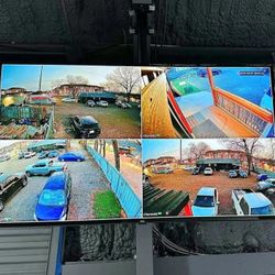 4 Camaras De Seguridad -4 CCTV Security Cameras With Recorder❗️INSTALLED❗️INSTALADAS 💯