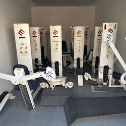 Free motion gym equipment fitness equipment circuit 17 gym machines  