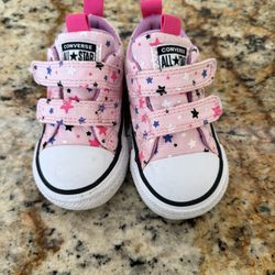 Converse Pink Stars Toddler Shoes 5c 