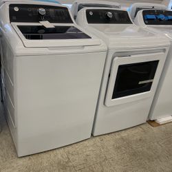 New GE Top Load Washer And Dryer Set - Financing Available With $10 Down Payment 