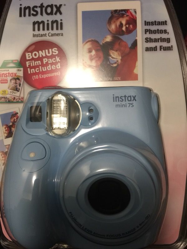 Fuji instant mini camera.