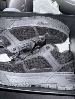 Amiri MA-1 Crystal Sneakers All Black