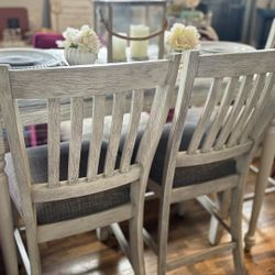 New - Dining Room counter Height Set w/  4 Dining Chairs 