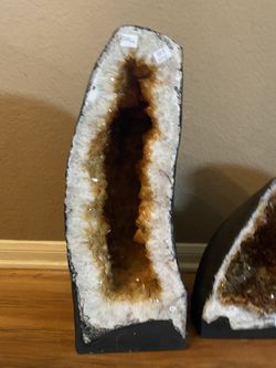 Huge Citrine Cathedral Crystals For Trade Or Sale