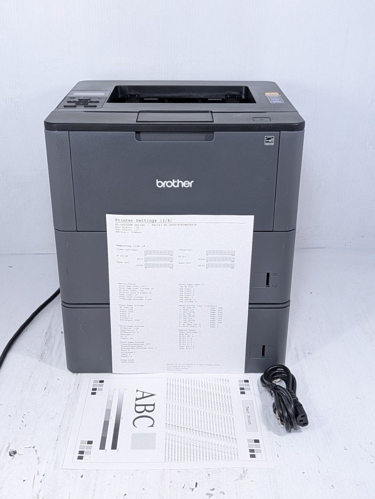 Brother HL-L6200DW Monochrome Laser Printer Page Count 3217 