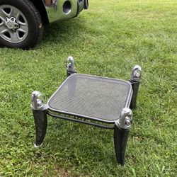 COFFEE TABLE . 18” Hi. With Bevel GLASS TOP  31”
