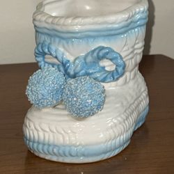 Vintage Japan Porcelain Baby Bootie Planter