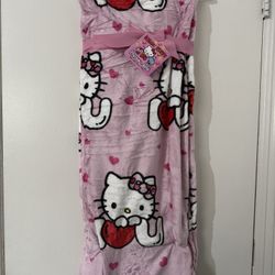 Hello Kitty Throw Blanket