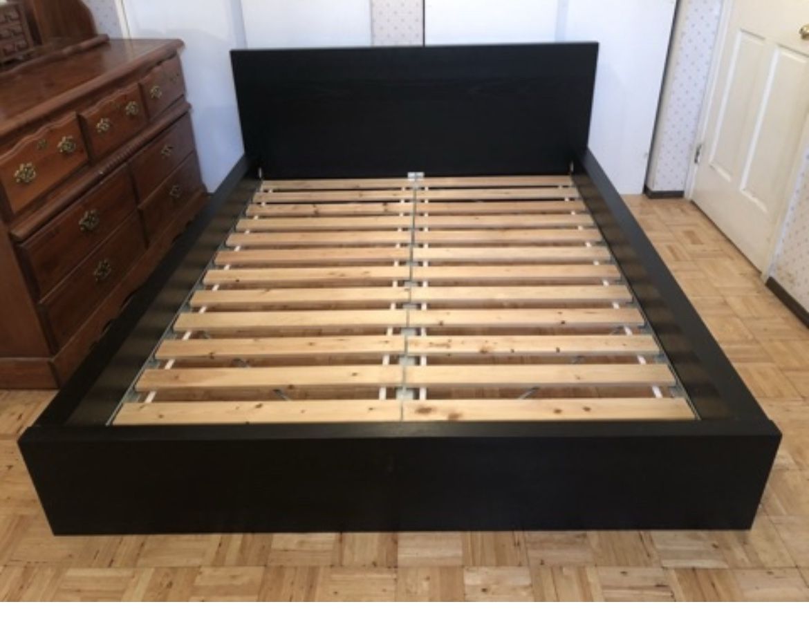 Queen Size Black IKEA Malm Bed Frame *Delivery Available* 