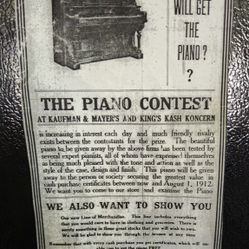 1912 Antique Piano 