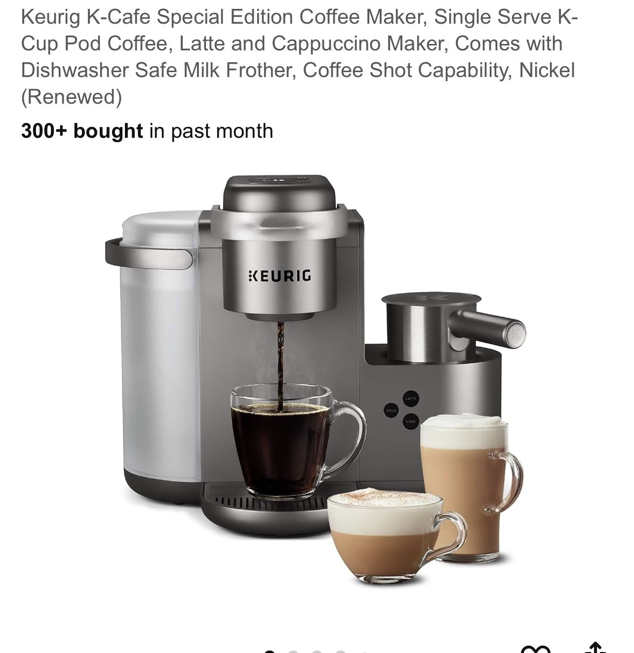 Keurig K- Cafe Special Edition