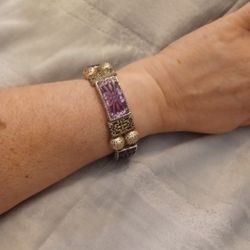 Double Strand Fashion Bracelet.