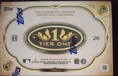 2026 Topps Tier One Baseball Hobby Box - Brand New