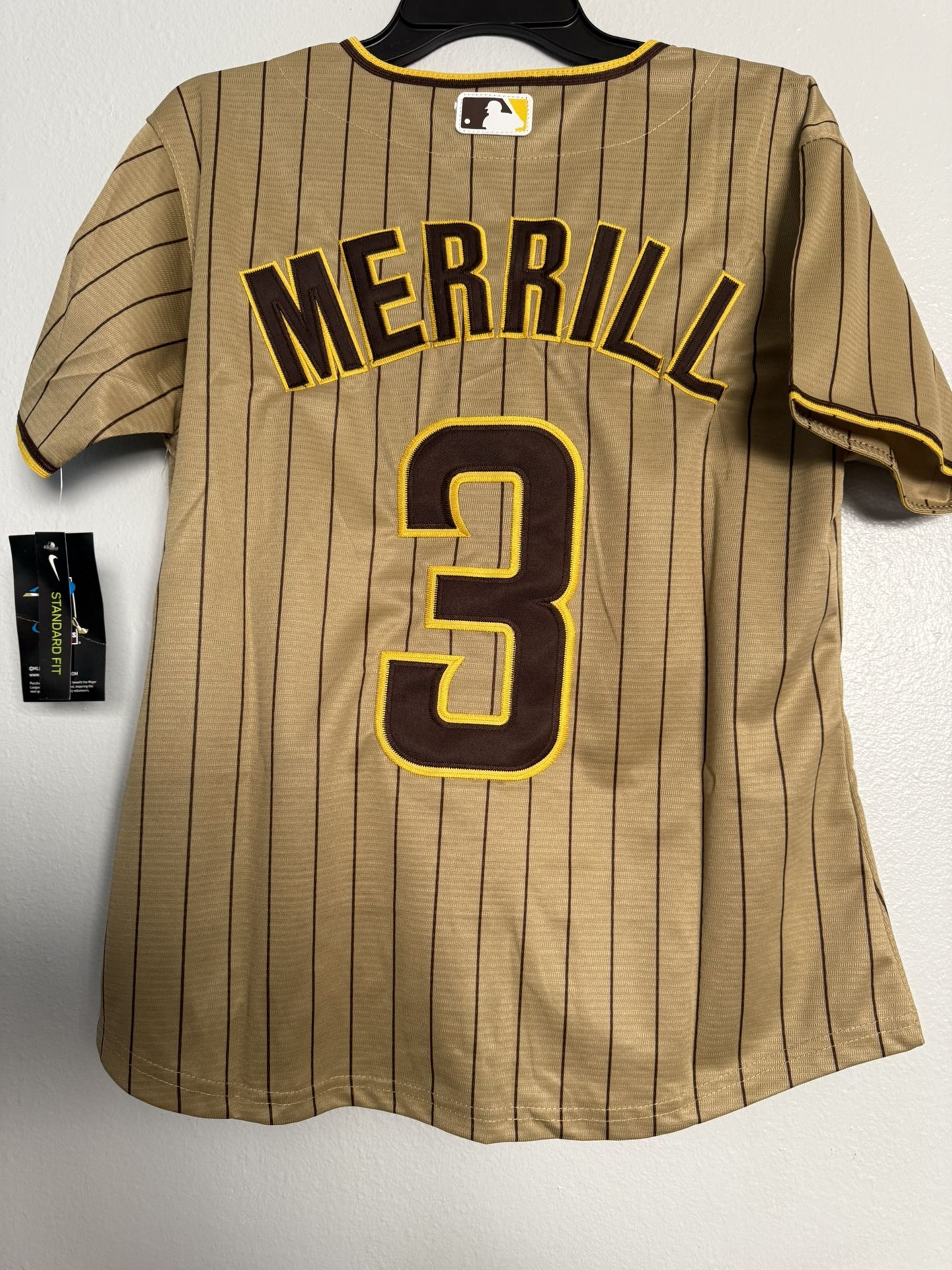 Women’s JACKSON MERRILL San Diego Padres Jersey-TAN