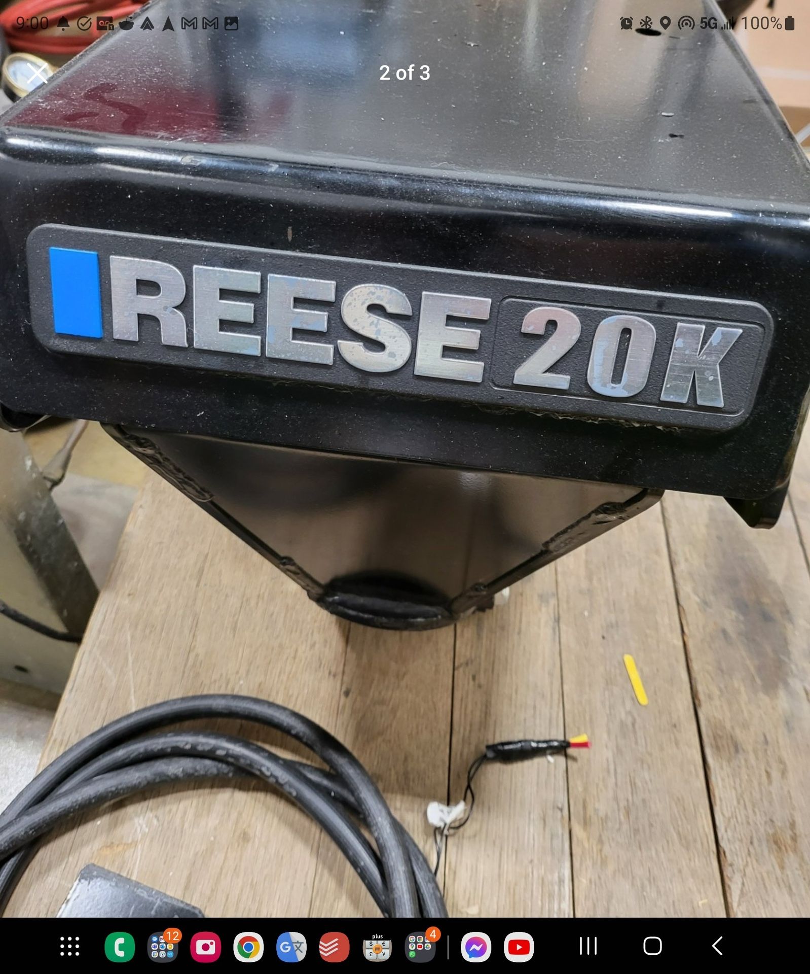 Gooseneck Pin Box Reese 20k