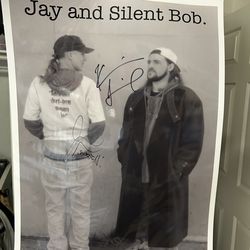 Jay and silent Bob signed poster