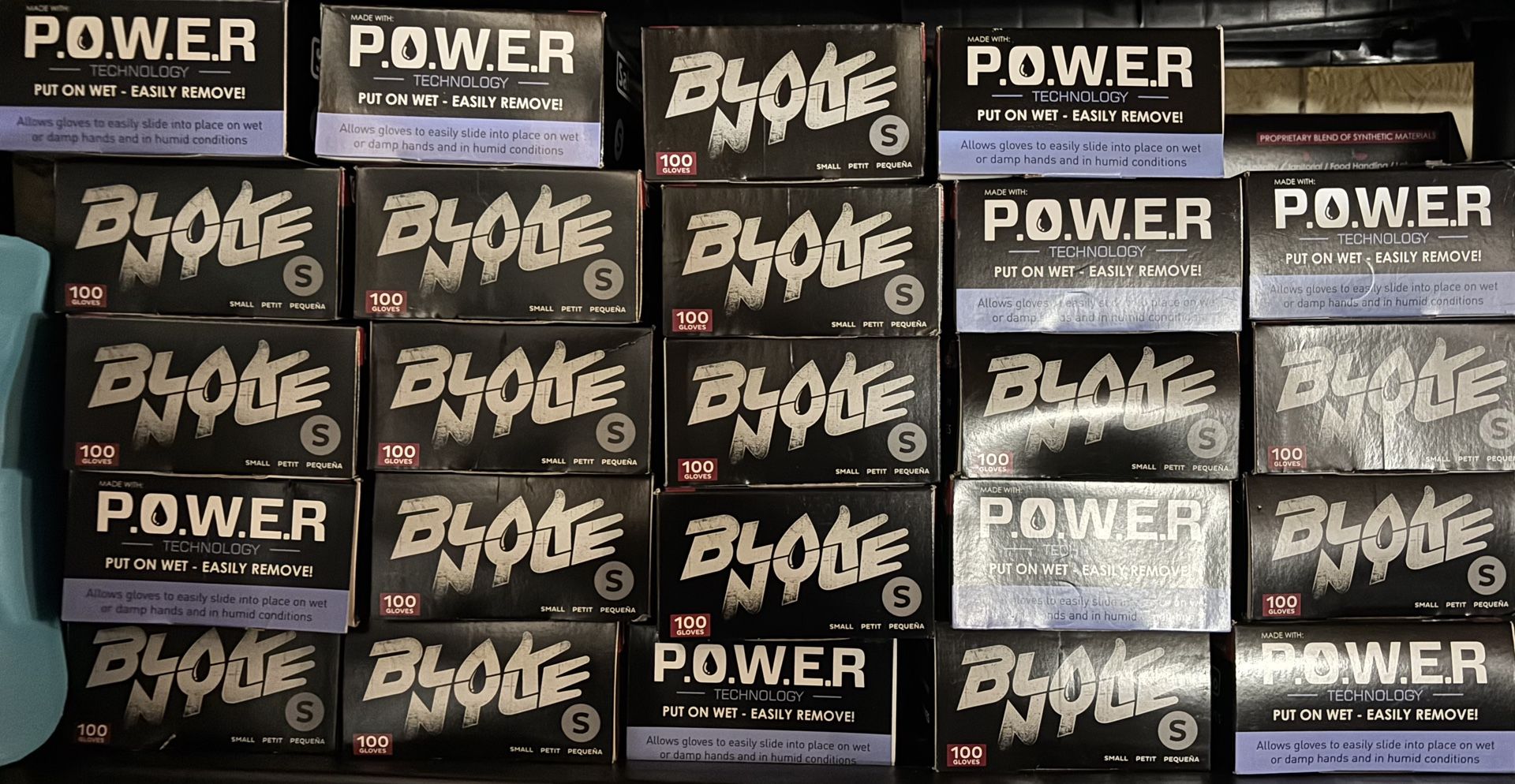 Safeko-Blak Nyle Gloves, Powder Free Small