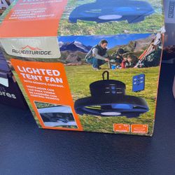 Lighted Tent Fan