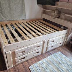 Full Size Storage Bed