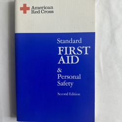 Book - Standard First Aid and Personal Safety