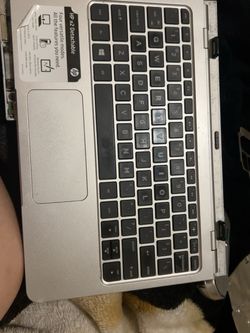 HP x2 Detachable Keyboard and Touchpad Assembly – Silver, Black US QWERTY, Untested