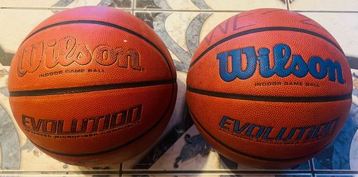 2 full size evolution basket balls