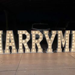 Marquee Letters 