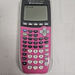 TEXAS INSTRUMENTS TI-84 PLUS SILVER EDITION GRAPHING CALCULATOR