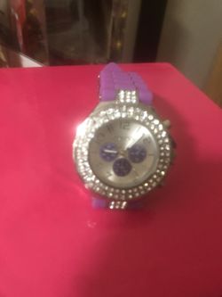 Silicon  Genoveva Purple Watcho 