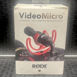 NEW - Rode Video Micro Compact On-Camera Microphone 