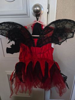 Kids lil Devil Fairy Halloween Costume with Wings