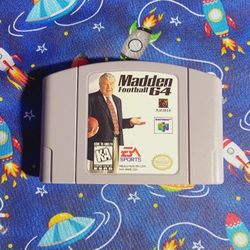 Madden 64 Nintendo 64 N64 Authentic Tested Saves Polished Pins 