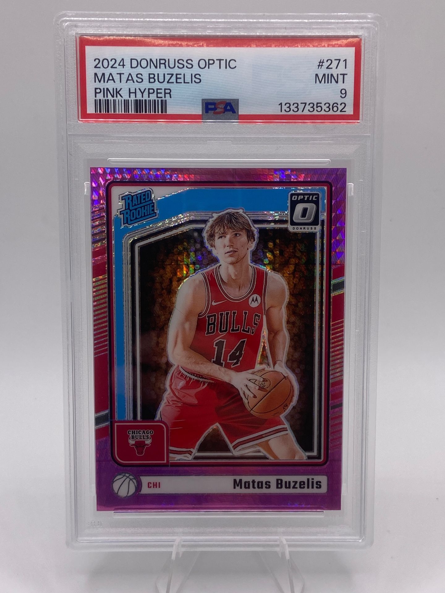 Matas Buzelis Optic Pink Hyper PSA 9 - $40