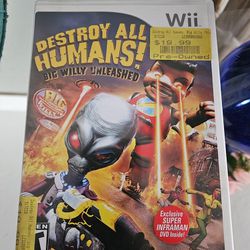 Nintendo Wii Destroy All Humans! Game
