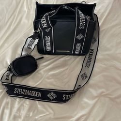 Black Steve Madden Tote Bag 