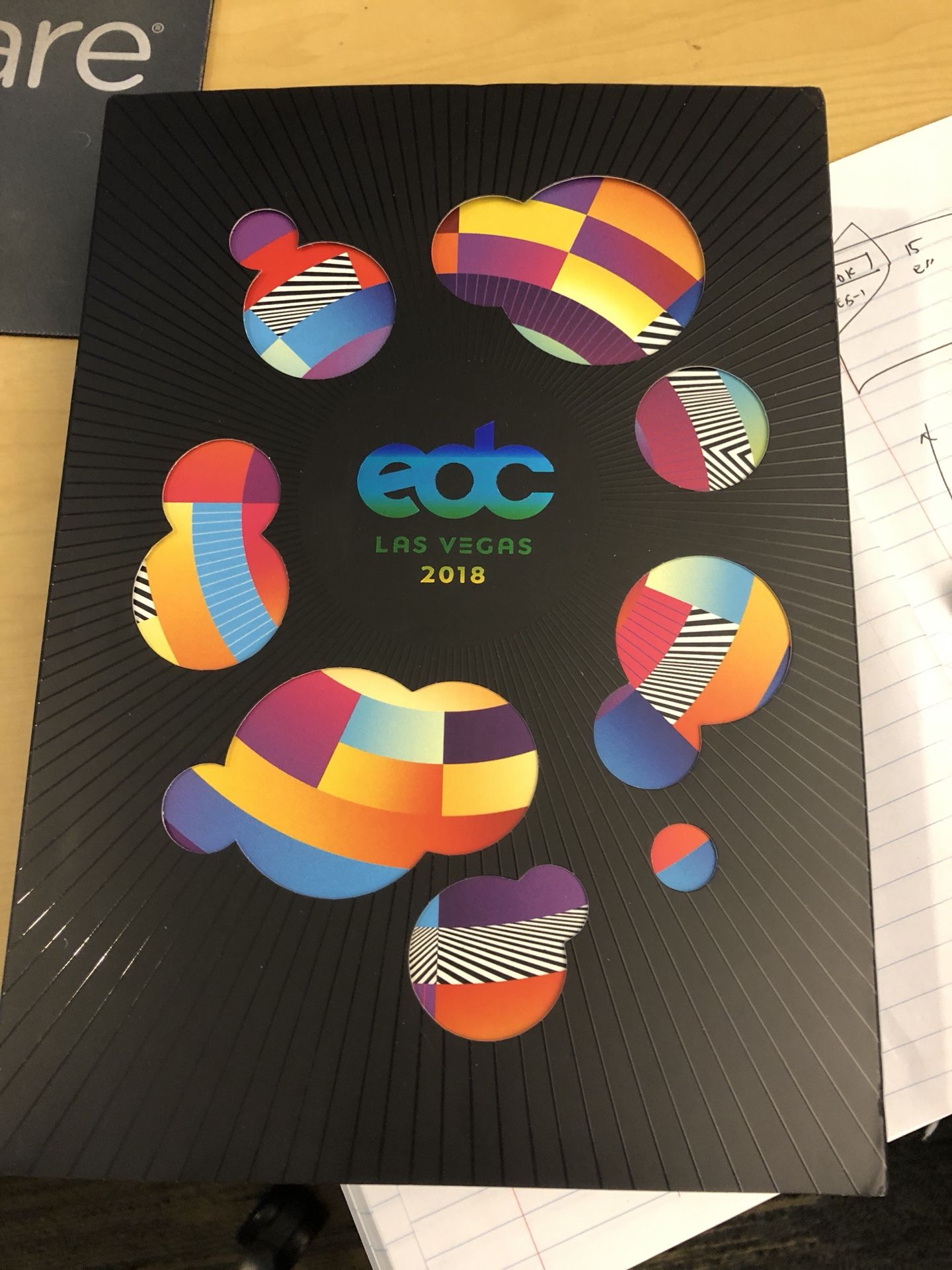 EDC LAs Vegas 3 Day GA with 3D Collectible Magnet