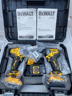 12V EXTREME (2) Tool Combo, Impact, Drill, Batteries, Charger & Case