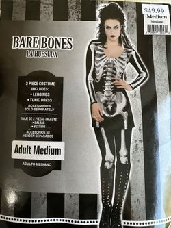 Barebone La Huesuda Woman Costume Medium