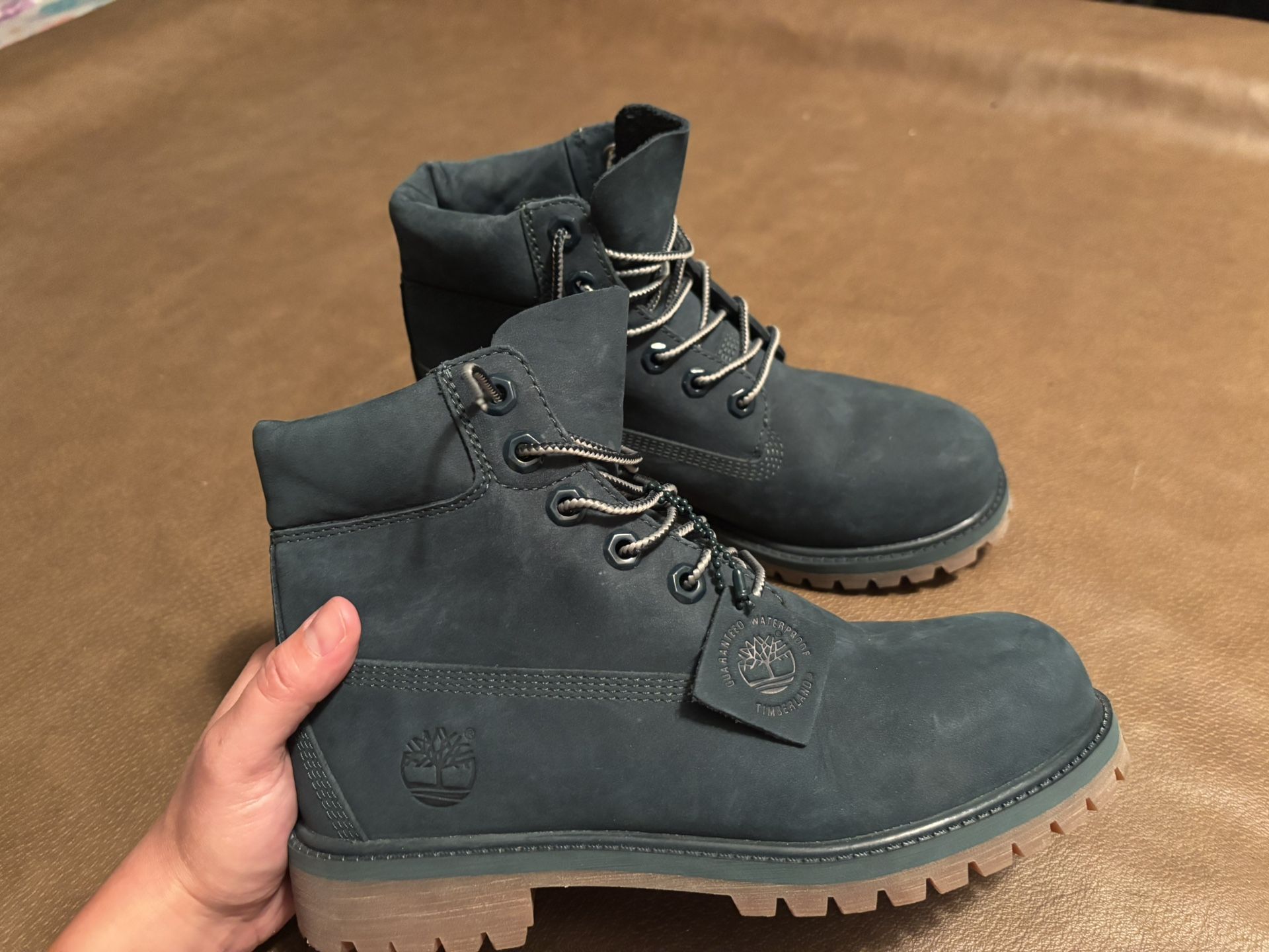 Timberland 6-Inch Boot — Limited Edition Teal Waterproof (Youth 4.5 / Women’s 6.5–7)