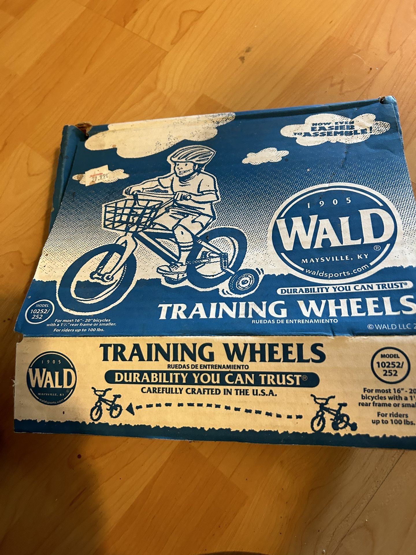 Bicycle Training Wheels Like New In Box 