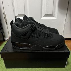 Jordan 4 Black Cat Size 12 Brand New